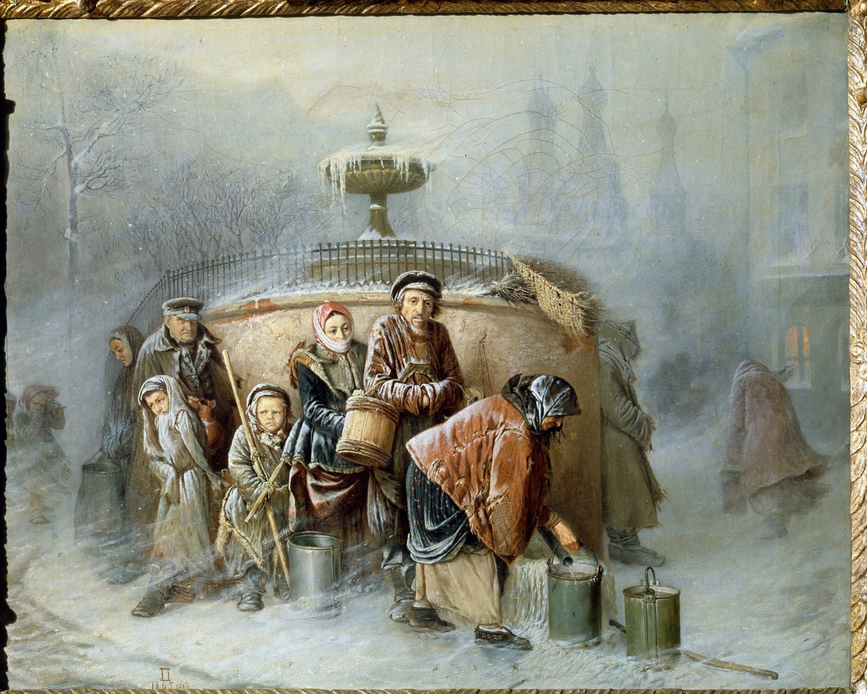 Die Schlange an der Quelle von Vasili Grigorevich Perov