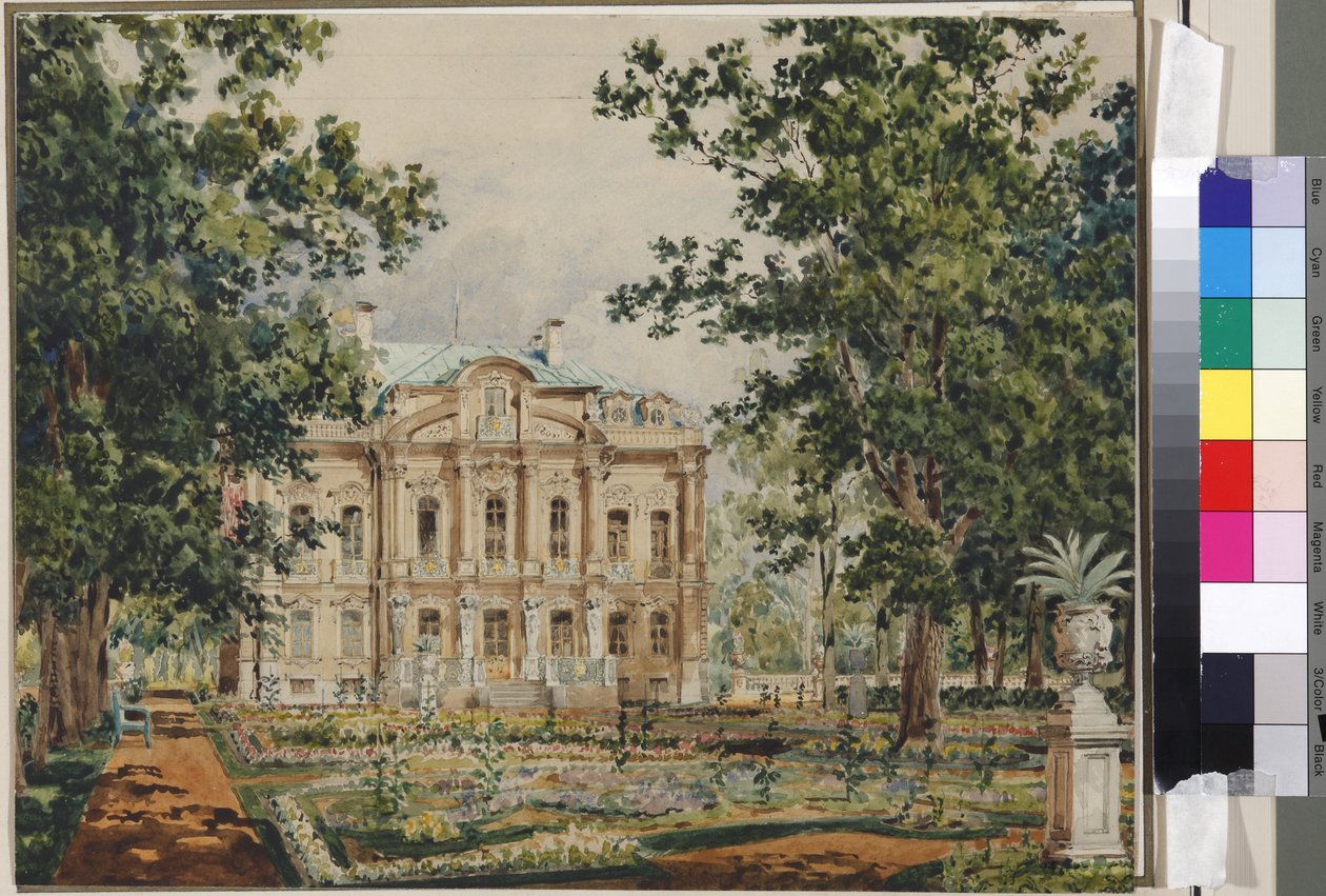 Eigene Datscha von Kaiser Alexander II. in Peterhof von Vasili Semenovich Sadovnikov