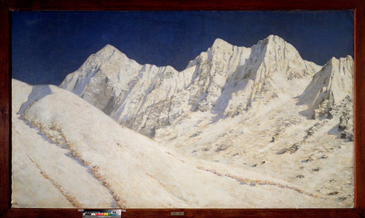 Indien, Schnee auf dem Himalaya von Vasili Vasilievich Vereshchagin