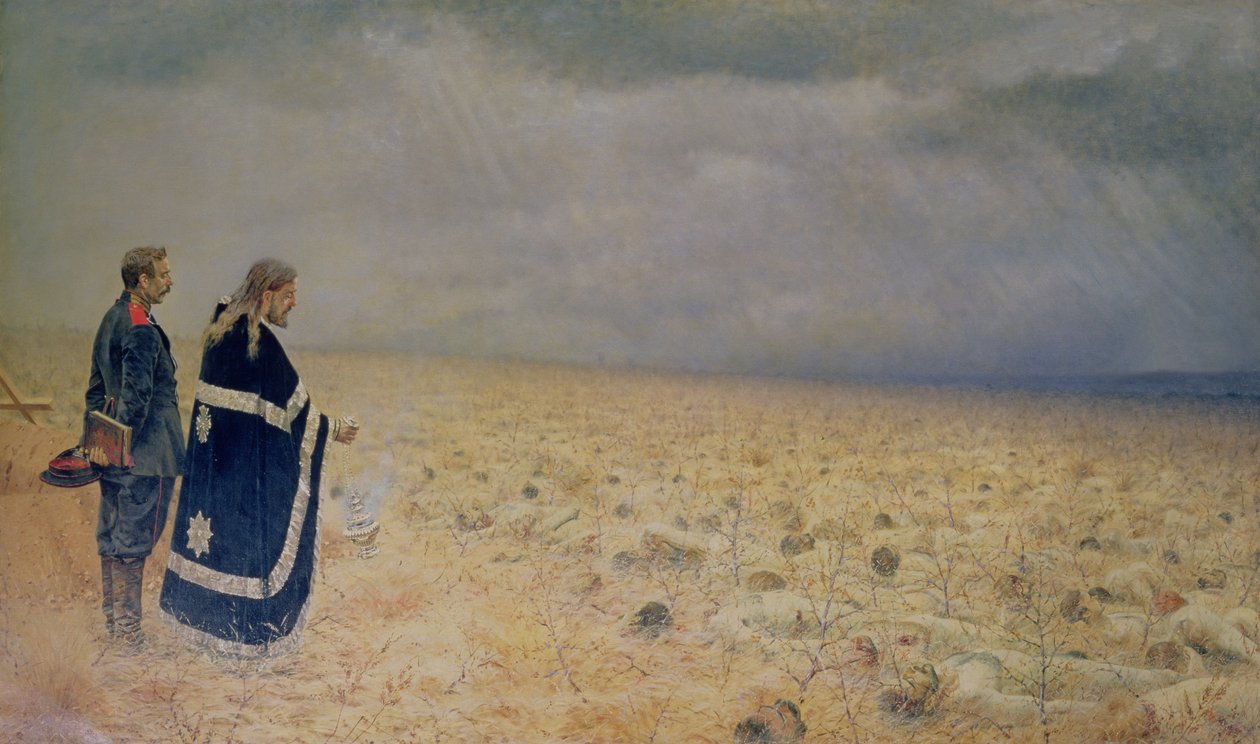 Die Besiegten. Requiem für die Toten von Vasili Vasilievich Vereshchagin