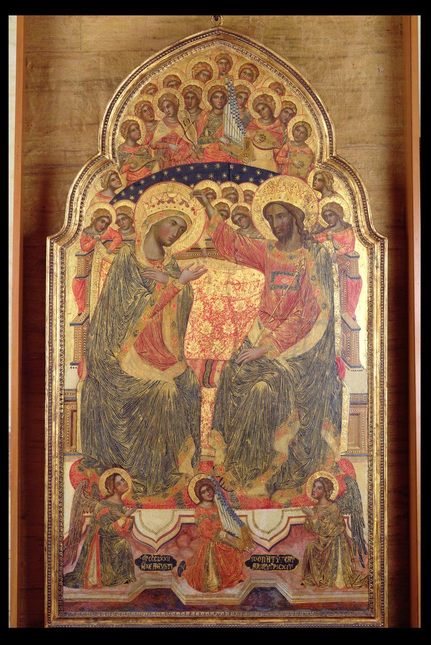 Krönung der Jungfrau, 1372 von Veneziano Caterino
