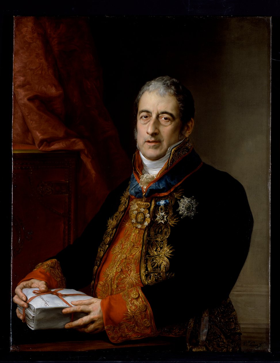 Porträt von Juan Miguel de Grigalba, ca. 1835 von Vicente Lopez y Portana