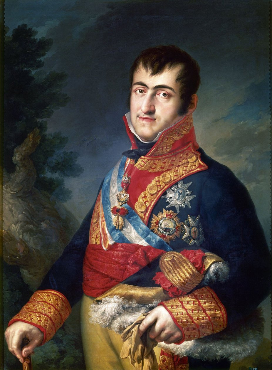 Porträt von König Ferdinand VII. von Spanien, 1814-1815 von Vicente Lopez y Portana