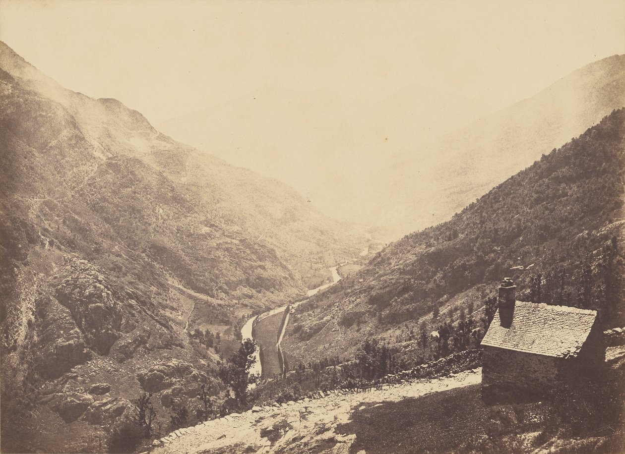 Tal Landschaft von Vicomte Joseph de Vigier: Kunstdruck