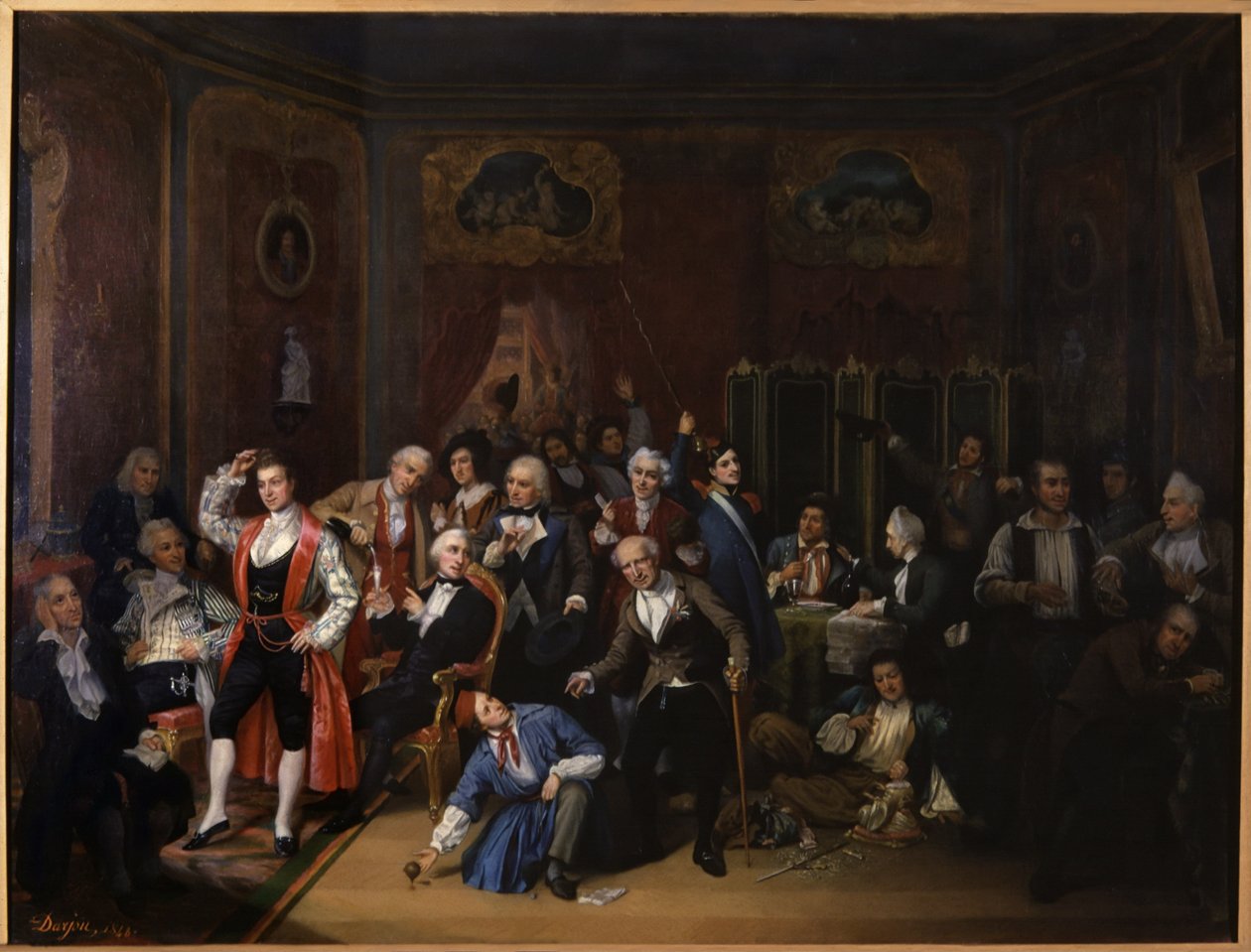 Hugues Bouffe in der Lounge im Théâtre des Variétés von Victor Darjou