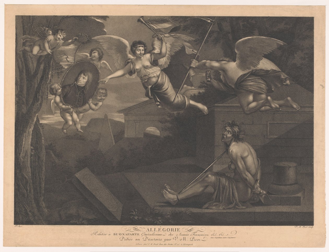 Allegorie auf Napoleon I. Bonaparte von Victor Marie Picot