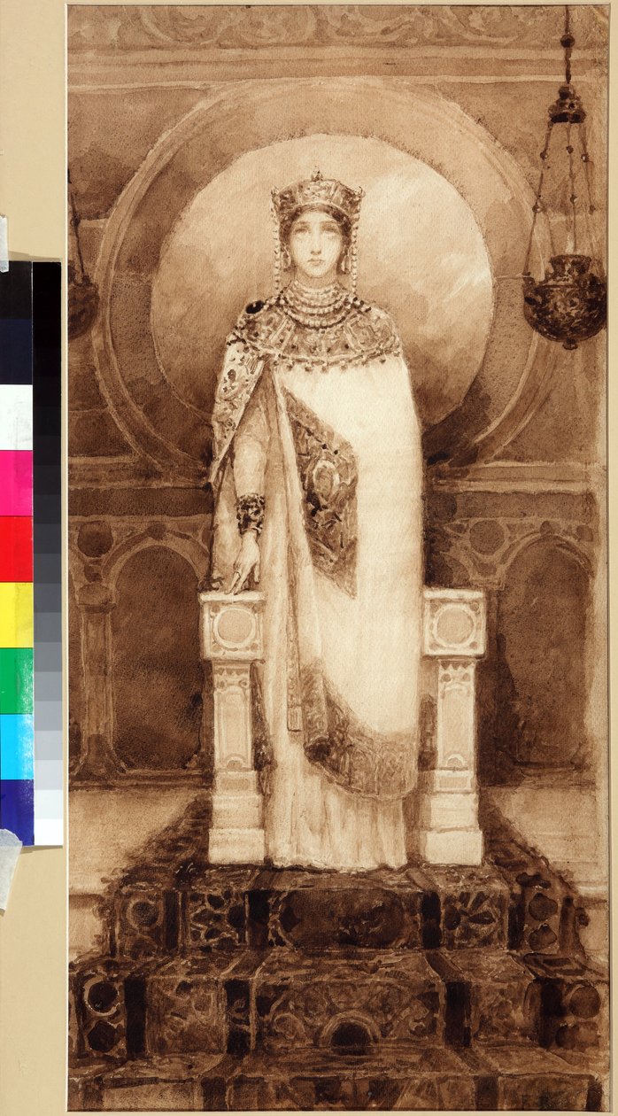 Heilige Helena (römische Kaiserin, Mutter von Konstantin I) von Victor Mikhailovich Vasnetsov