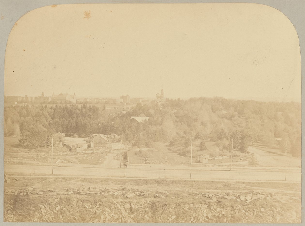 Pl. XVIII. Central Park vom Museum aus gesehen von Victor Prevost, Gaston L. Feuardent and Co., New York