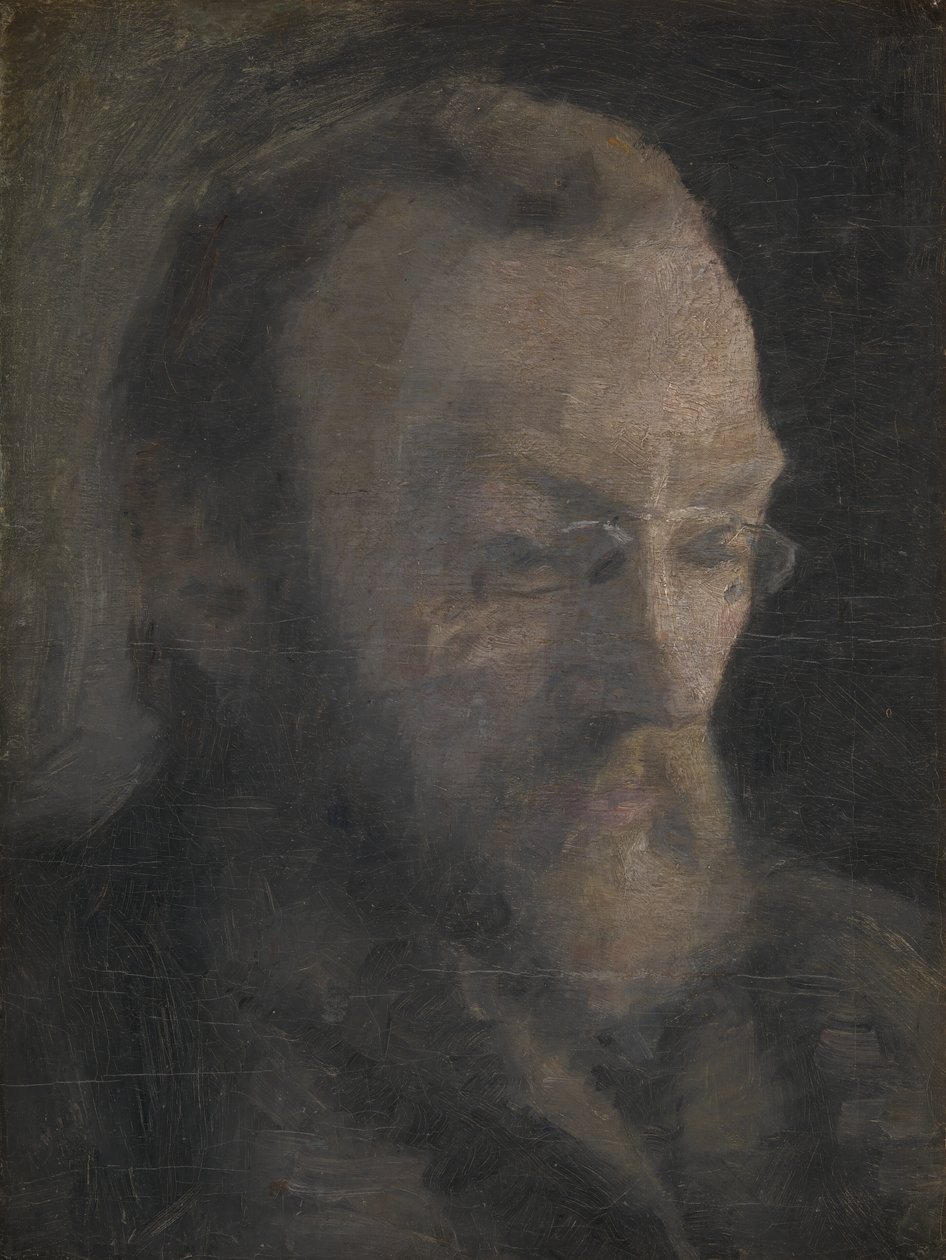 Der Kunsthistoriker Karl Madsen, später Direktor des Statens Museum for Kunst von Vilhelm Hammershøi