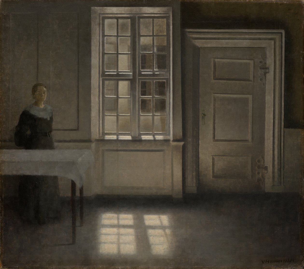 Strandgade, Sonnenschein von Vilhelm Hammershøi