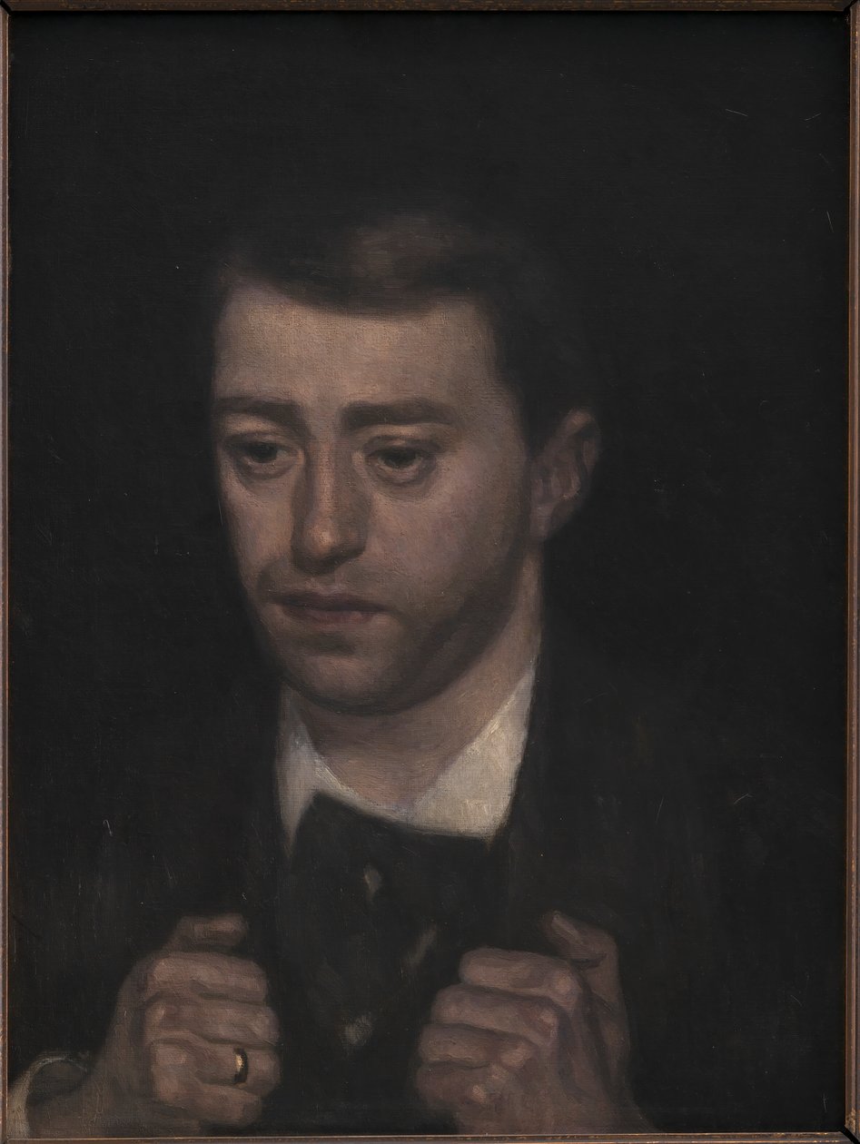 Der Komponist Fini Henriques von Vilhelm Hammershøi