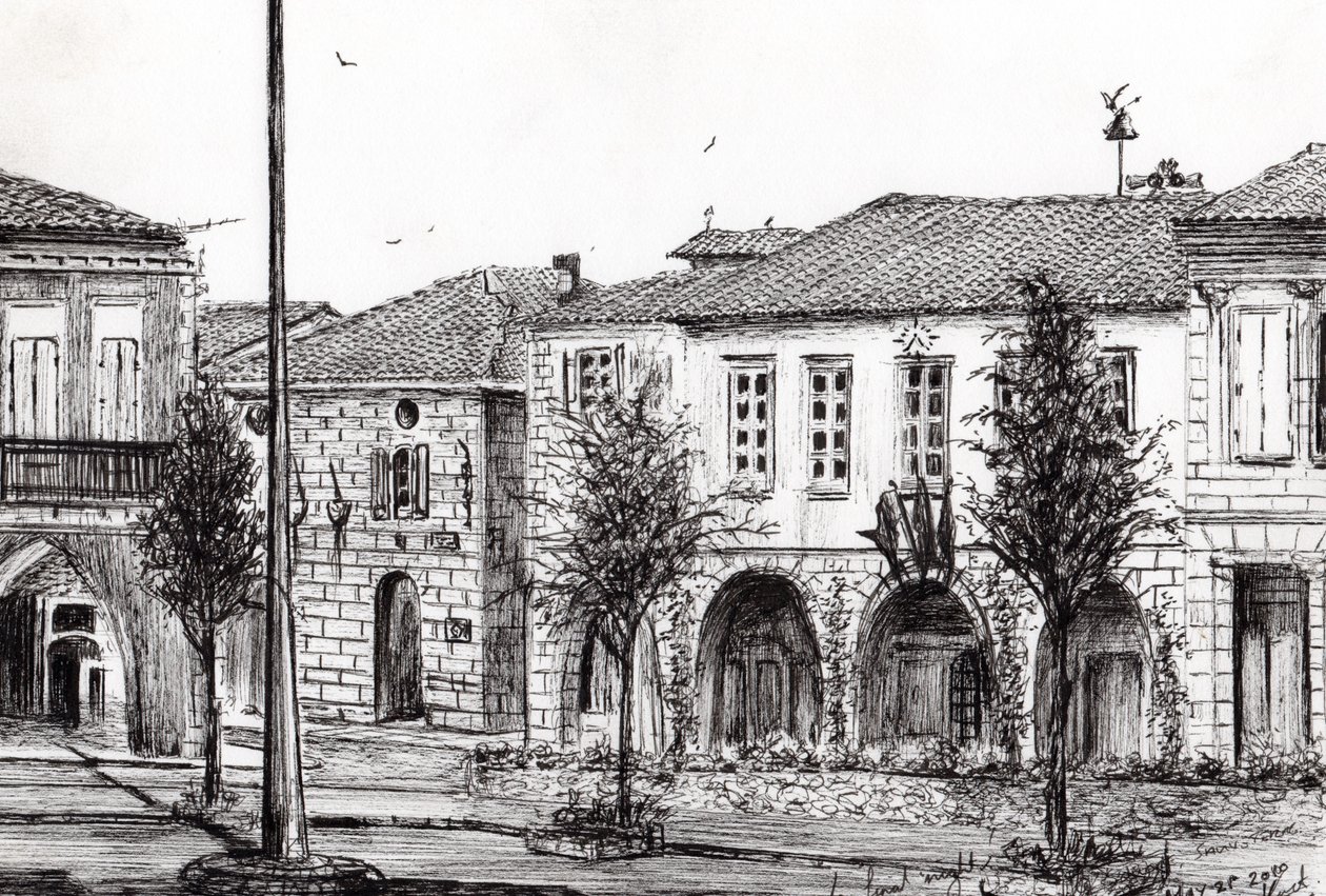 Sauveterre Stadt Frankreich, 2010 von Vincent Alexander Booth