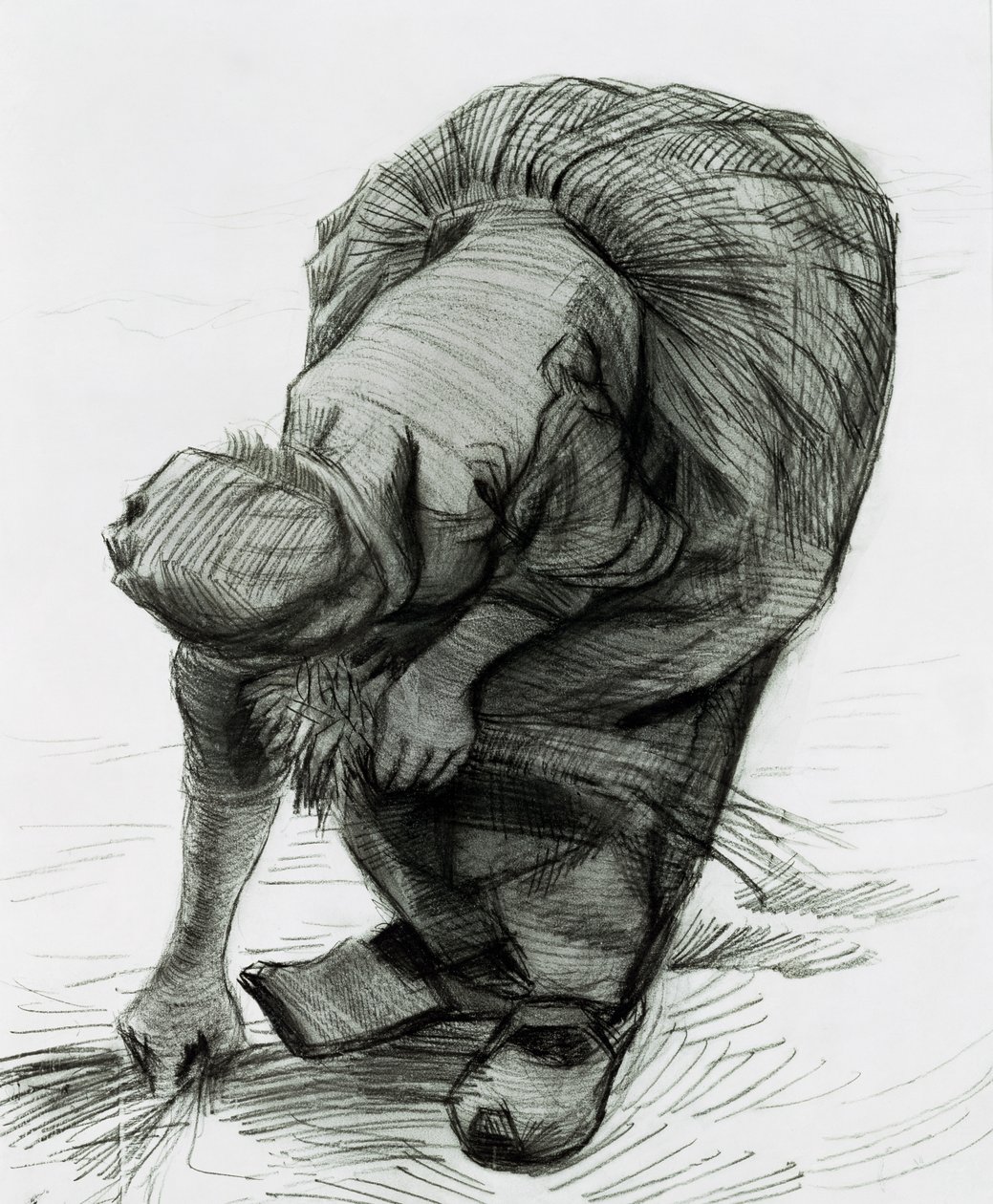 Bäuerin beim Nachlesen, 1885 von Vincent van Gogh