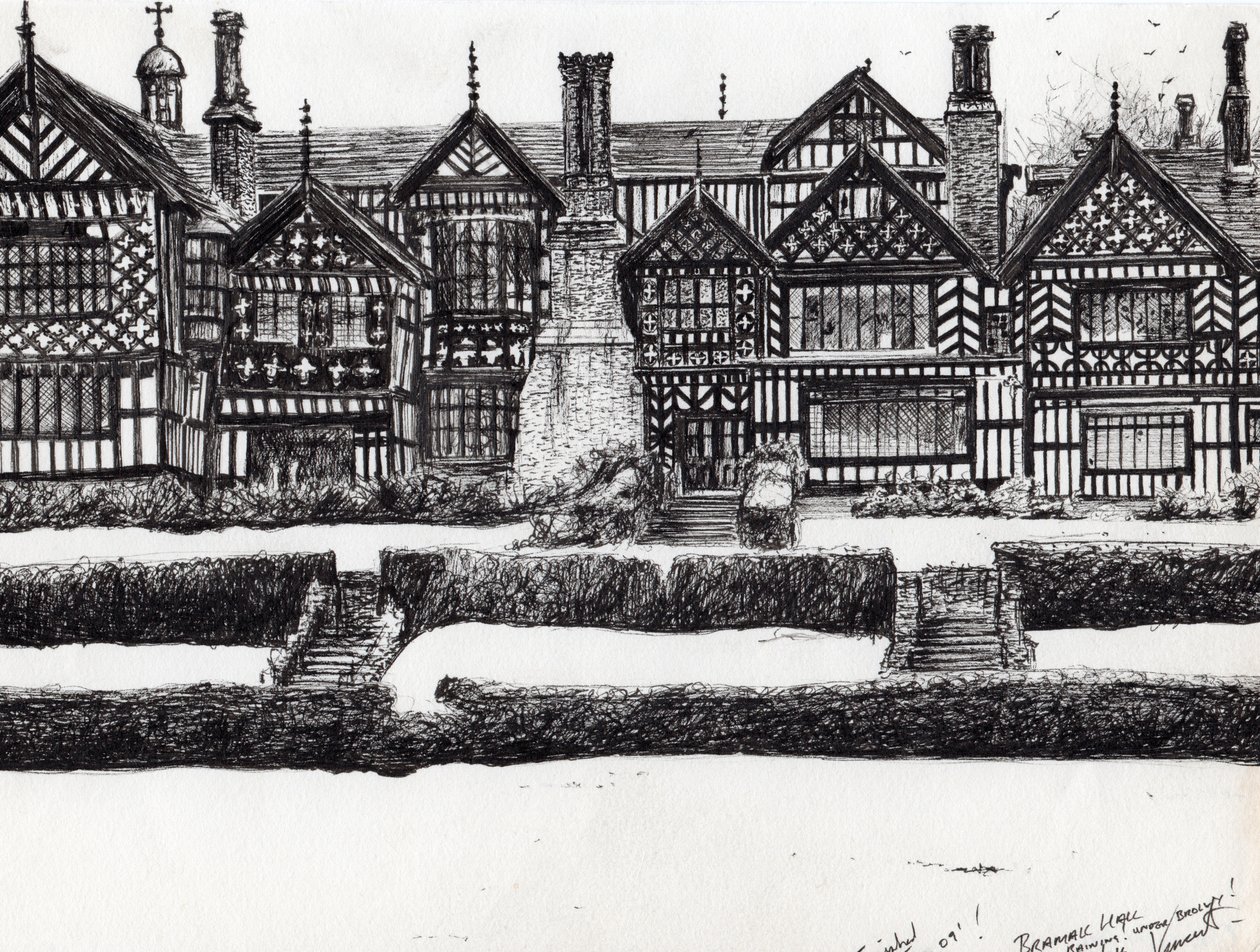 Bramall Hall Bramhall, 2004 von Vincent Alexander Booth