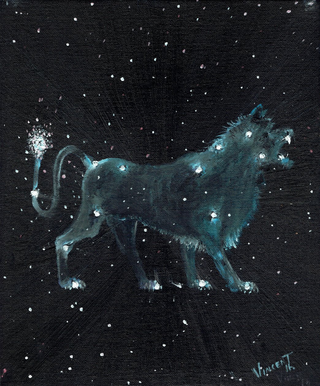 Sternzeichen Löwe, 2016 von Vincent Alexander Booth