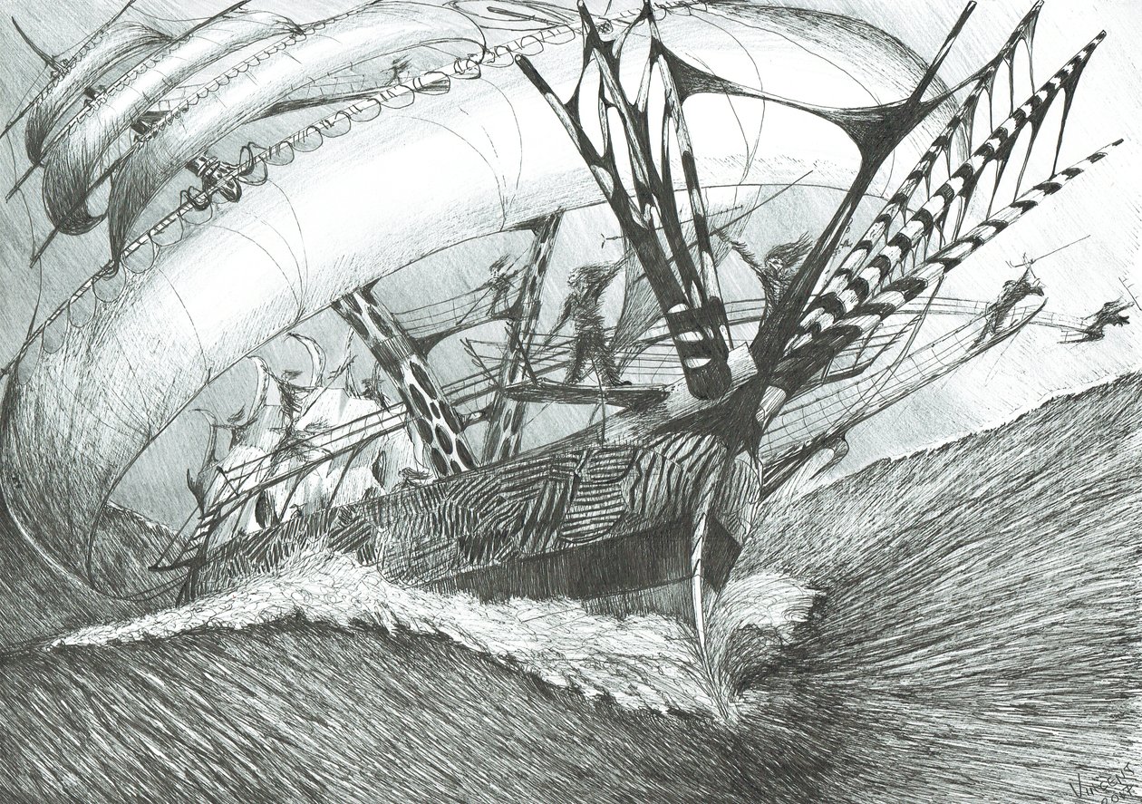 Sturmerschaffer Antarktischer Ozean, 2017 von Vincent Alexander Booth