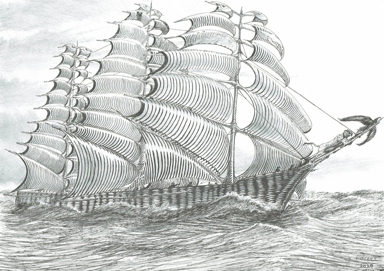 Sturmerschaffer Aralsee, 2020 von Vincent Alexander Booth