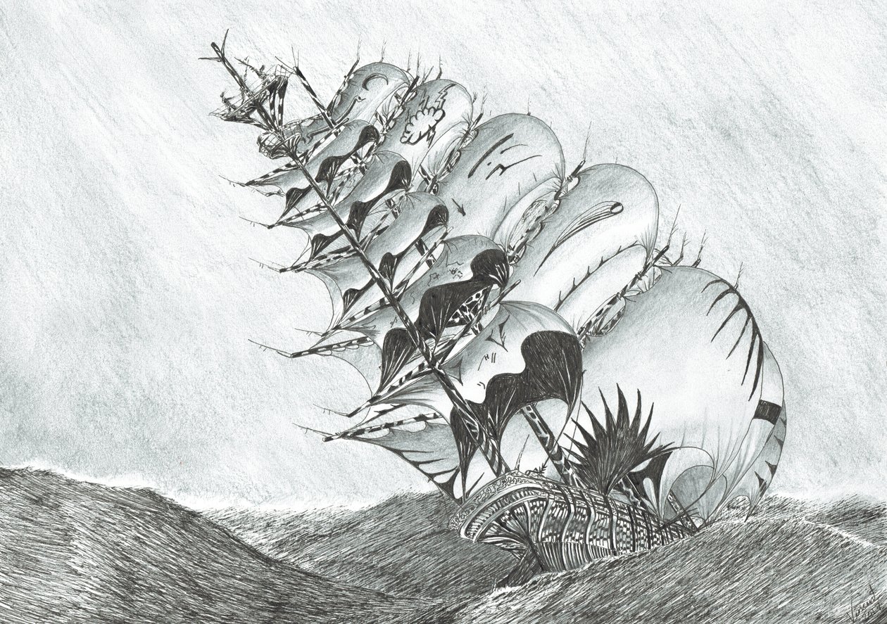 Sturmerschaffer Ostchinesisches Meer, 2017 von Vincent Alexander Booth