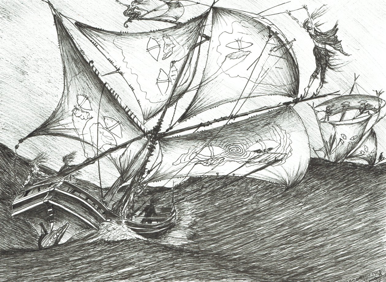 Sturmerschaffer Indischer Ozean, 2017 von Vincent Alexander Booth