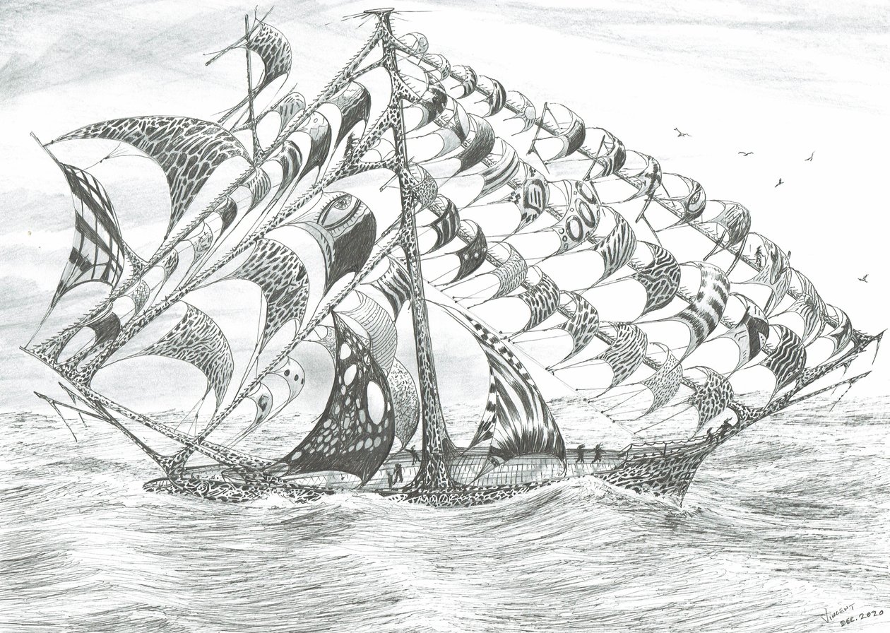 Sturmerschaffer Labradorsee, 2020 von Vincent Alexander Booth