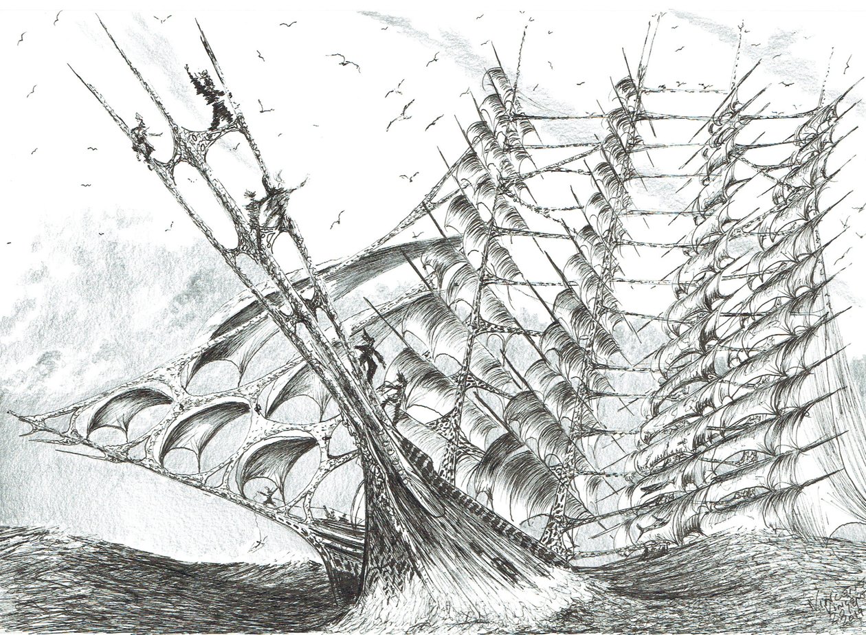 Sturmerschaffer Rettung Gelbes Meer, 2019 von Vincent Alexander Booth