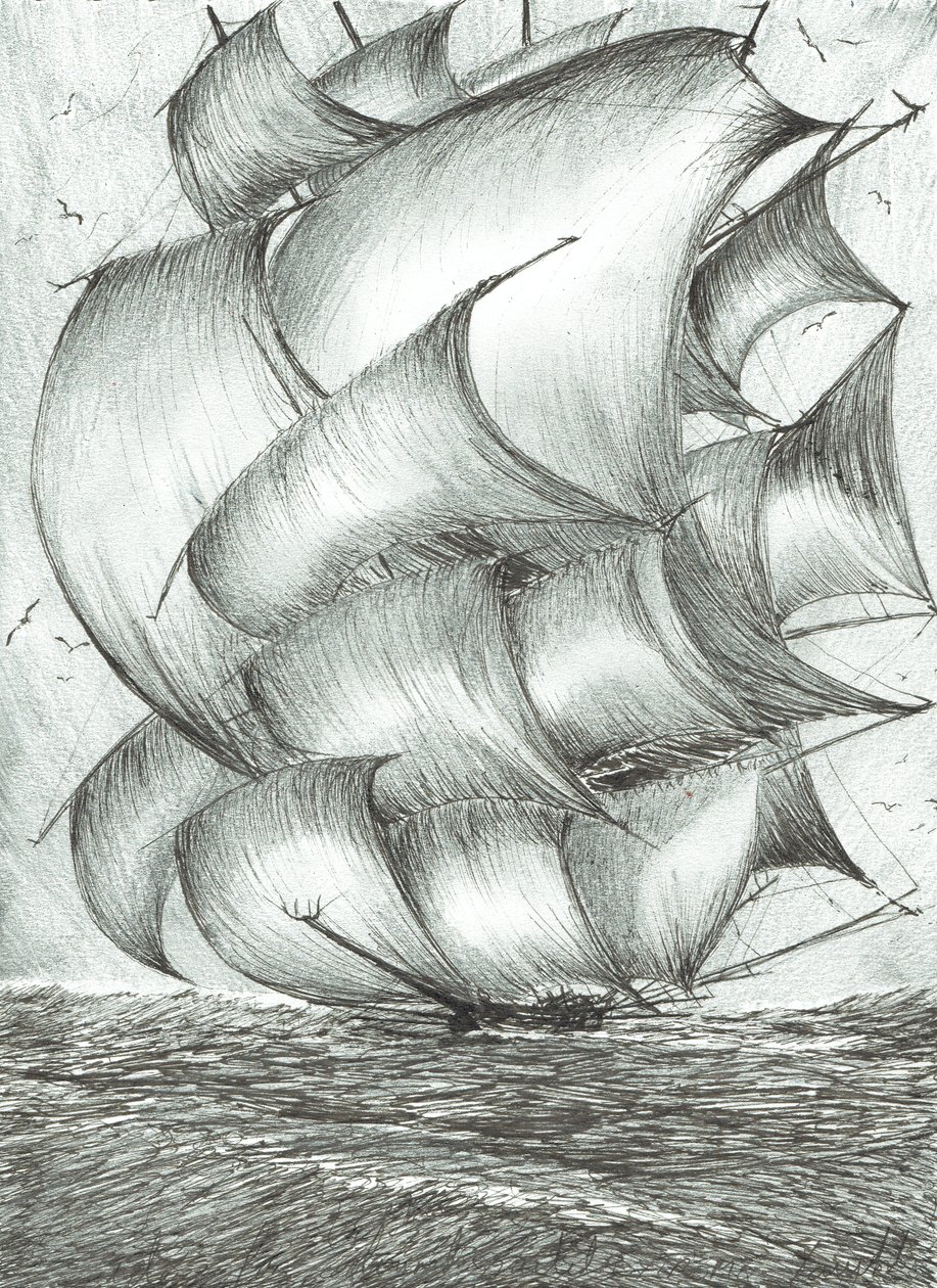 Sturmerschaffer Ochotskisches Meer, 2017 von Vincent Alexander Booth