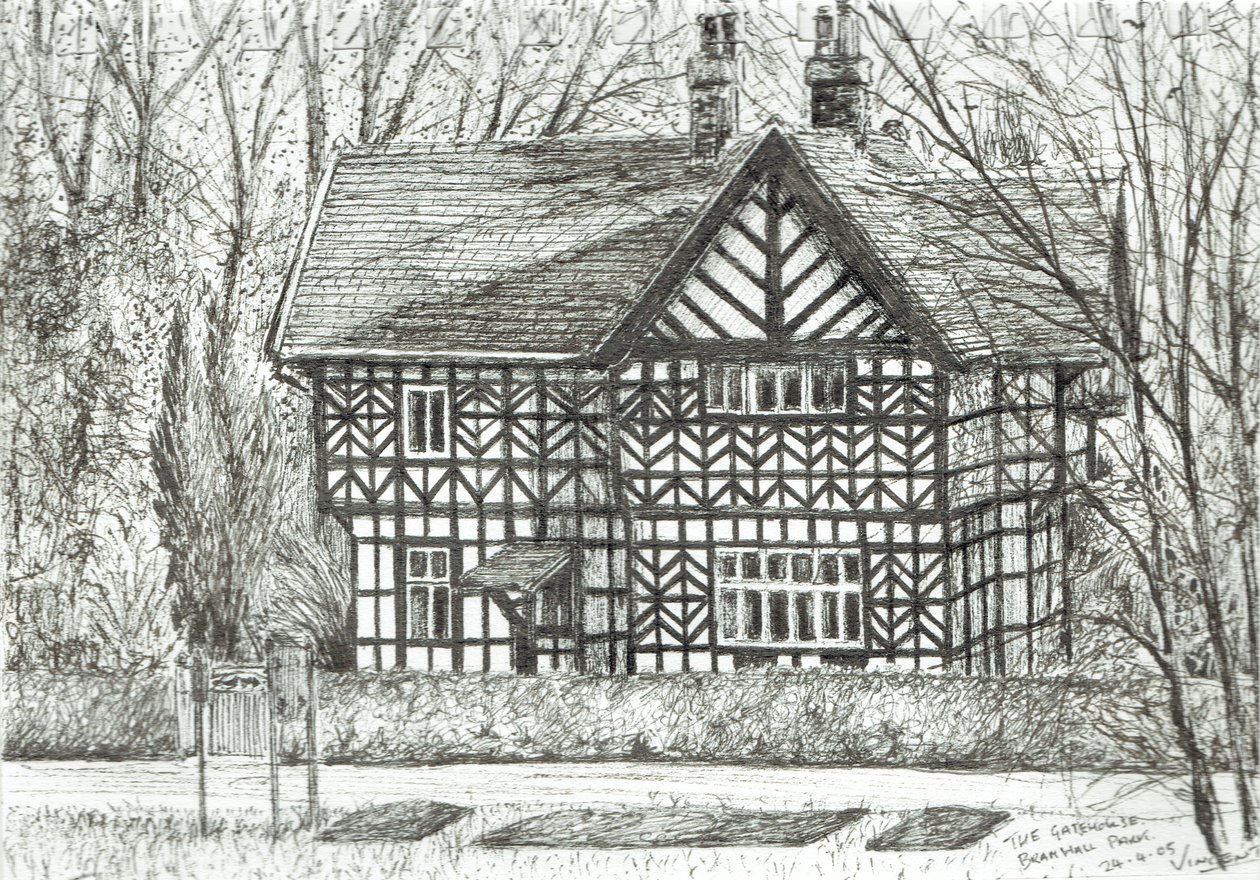 Das Torhaus im Bramhall Park von Vincent Alexander Booth