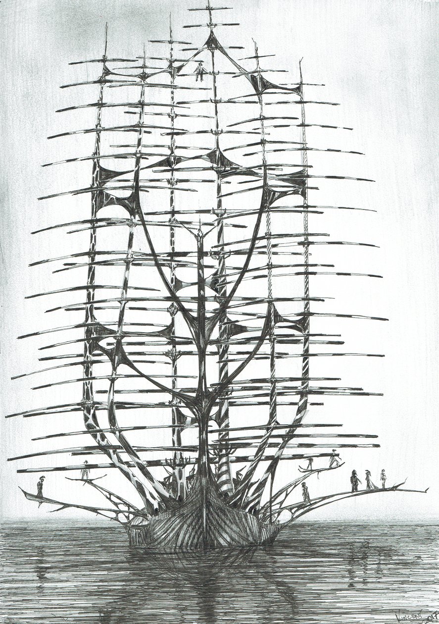 Sturmerschaffer Japanisches Meer, 2017 von Vincent Alexander Booth