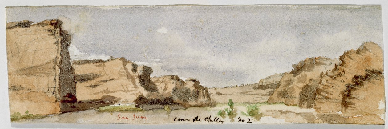 Canyon de Chelly Nr. 2 (Canyon de Chelly, Arizona), 1869-1871 von Vincent Colyer