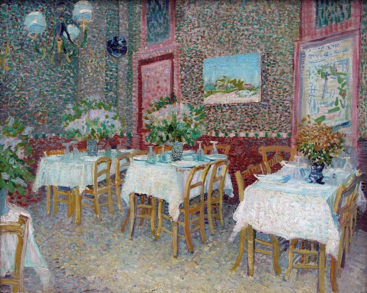 Innenansicht eines Restaurants, 1887 von Vincent van Gogh
