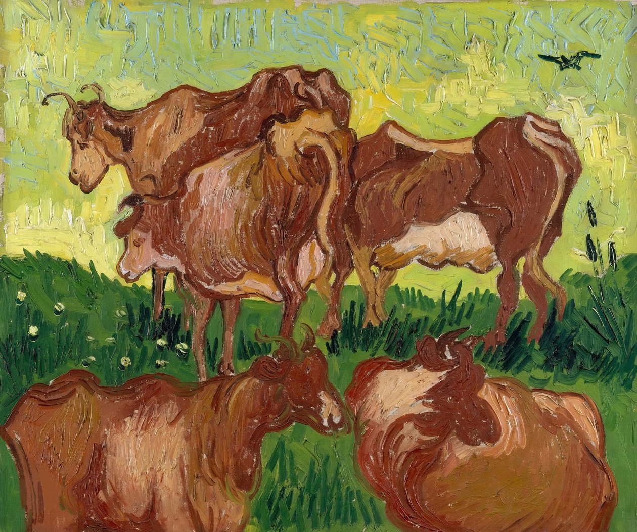 Die Kühe nach Jacob Jordaens, 1890 von Vincent van Gogh