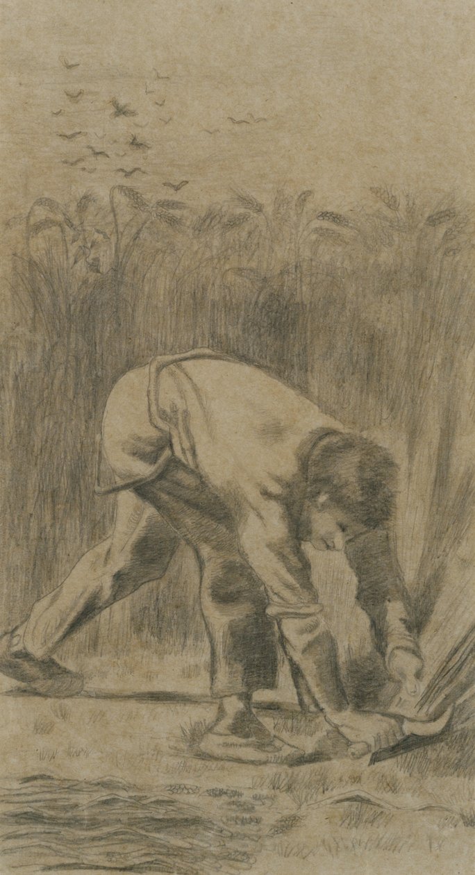 Der Schnitter nach Millet, 1880 von Vincent van Gogh