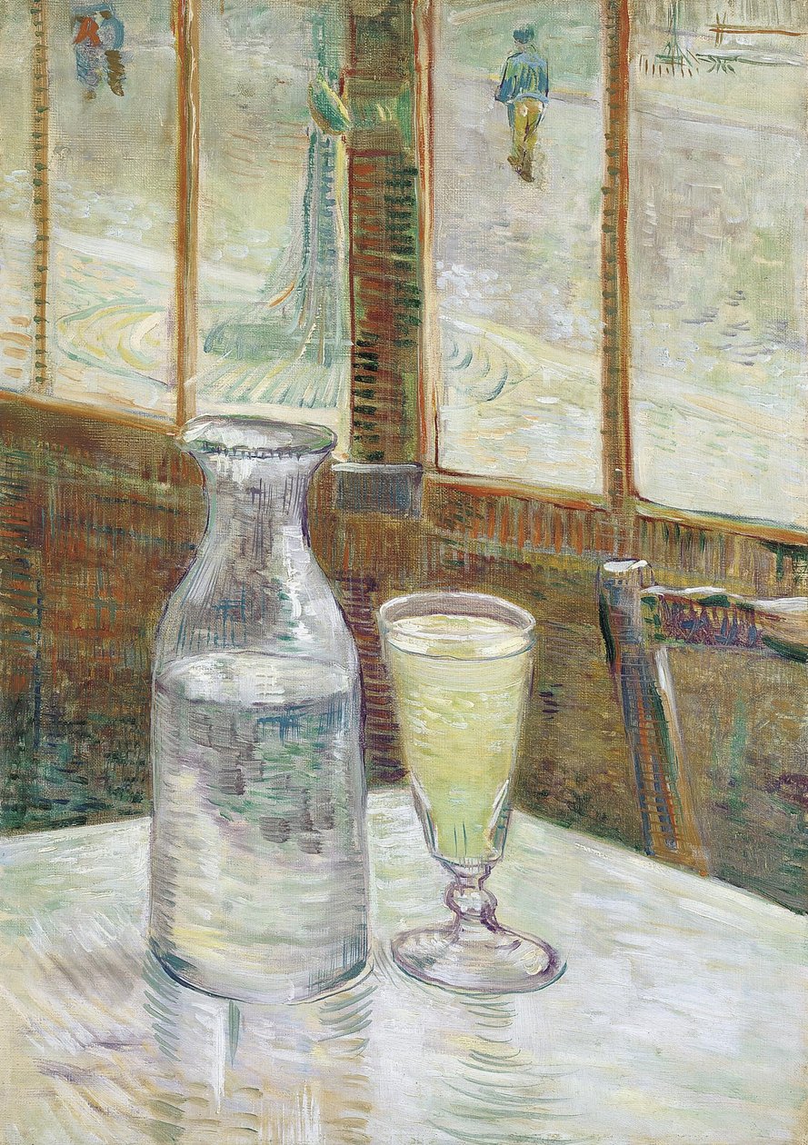 Cafétisch mit Absinth von Vincent van Gogh