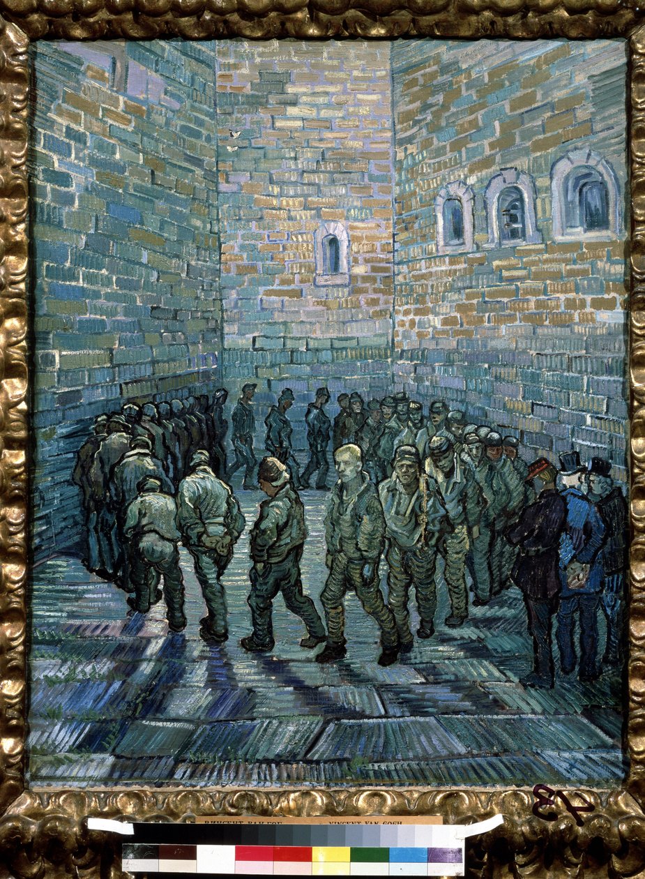 La cour de prison (Der Gefängnishof) von Vincent van Gogh
