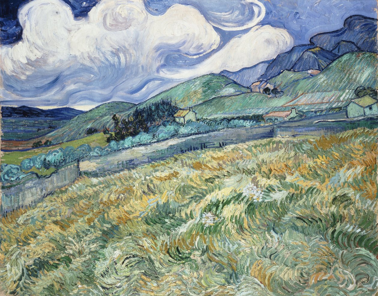 Landschaft bei Saint-Rémy von Vincent van Gogh