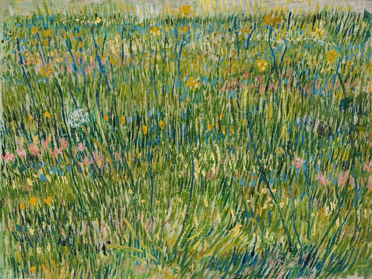 Grasfleck, April-Juni 1887 von Vincent van Gogh