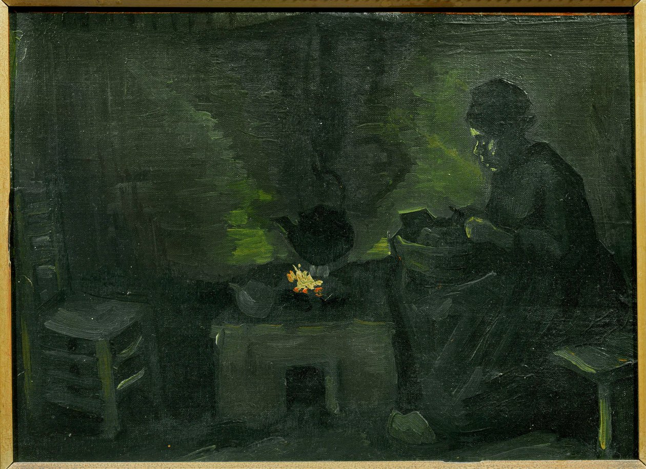 Bäuerin am Herd von Vincent van Gogh