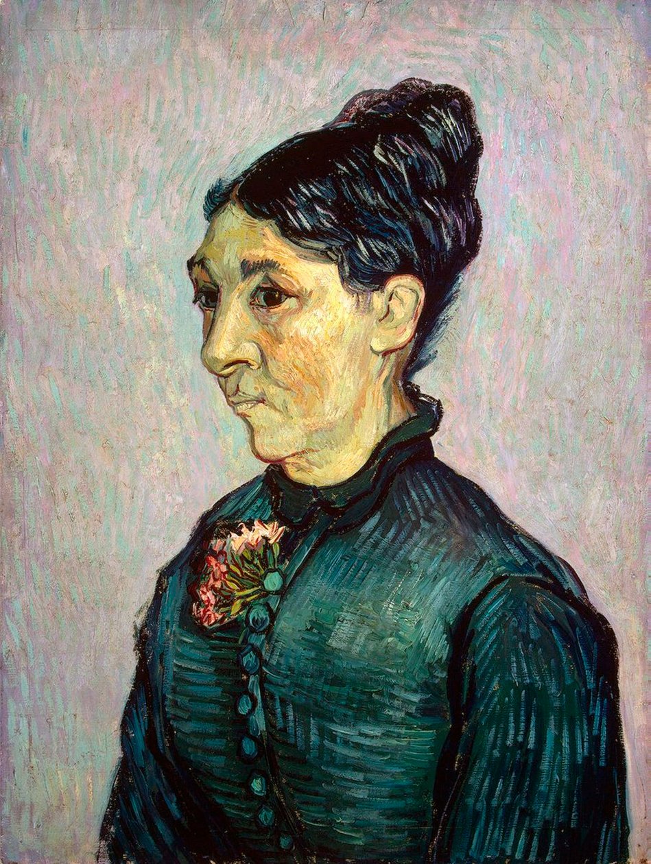 Porträt von Madame Jeanne Lafuye Trabuc, 1889 von Vincent van Gogh