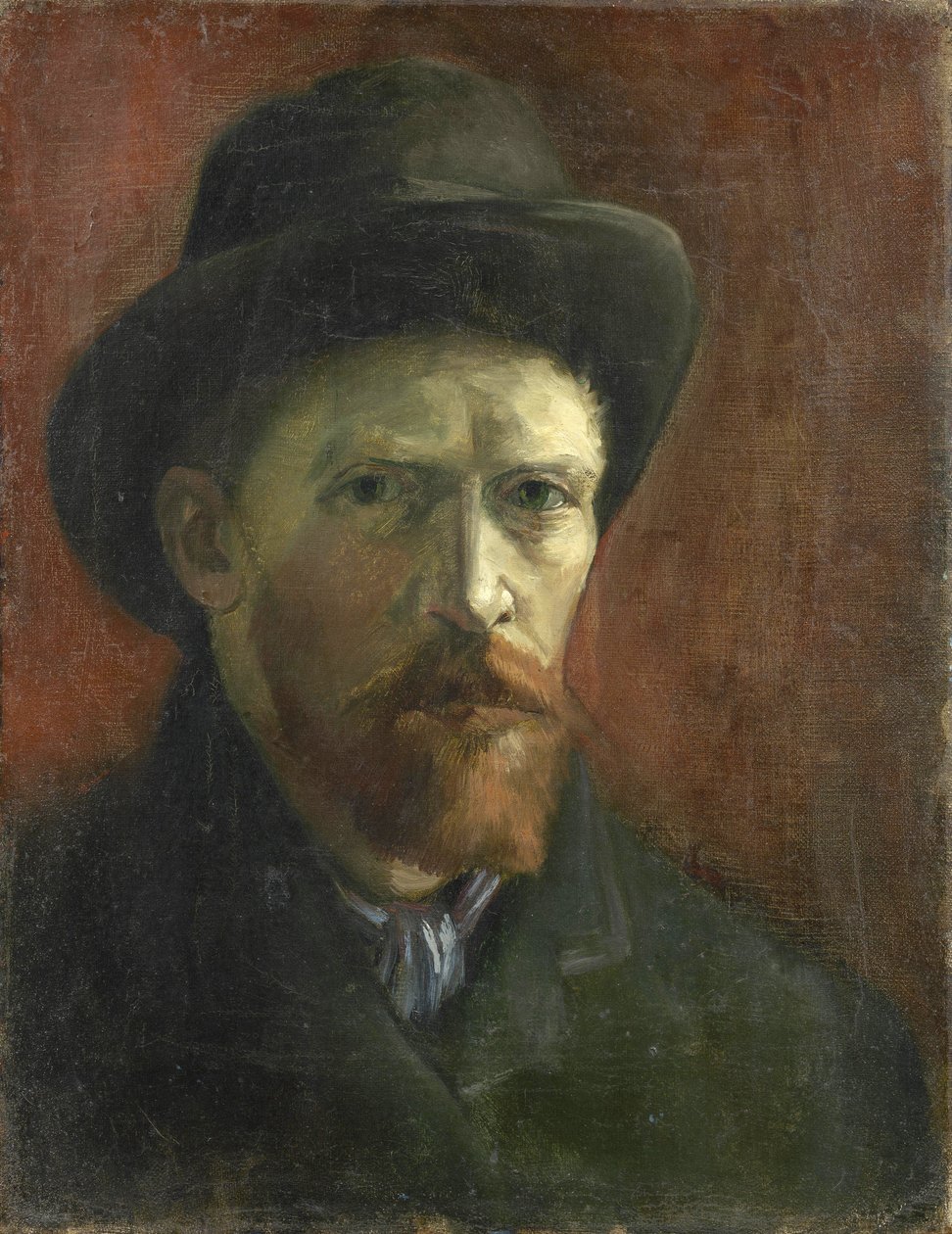 Selbstporträt mit Filzhut von Vincent van Gogh (1853-1890) von Vincent van Gogh