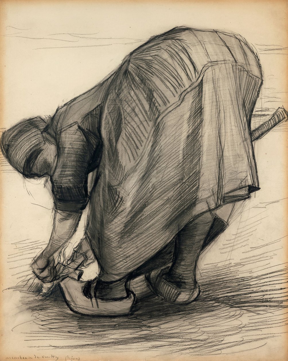 Die Karottenzieherin von Vincent van Gogh