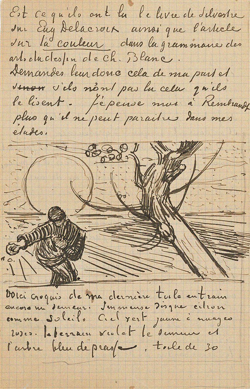 Der Samann Brief an Theo aus Arles ca. 25. November 1888