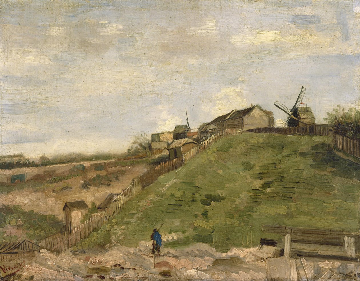 Der Hügel von Montmartre mit Steinbruch von Vincent van Gogh