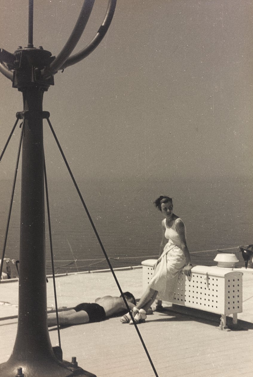Paar an Bord des Kreuzfahrtschiffs 