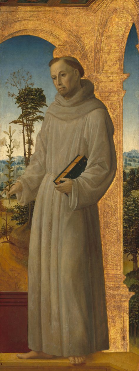 Heiliger Antonius von Padua, c.1495-1500 von Vincenzo Foppa
