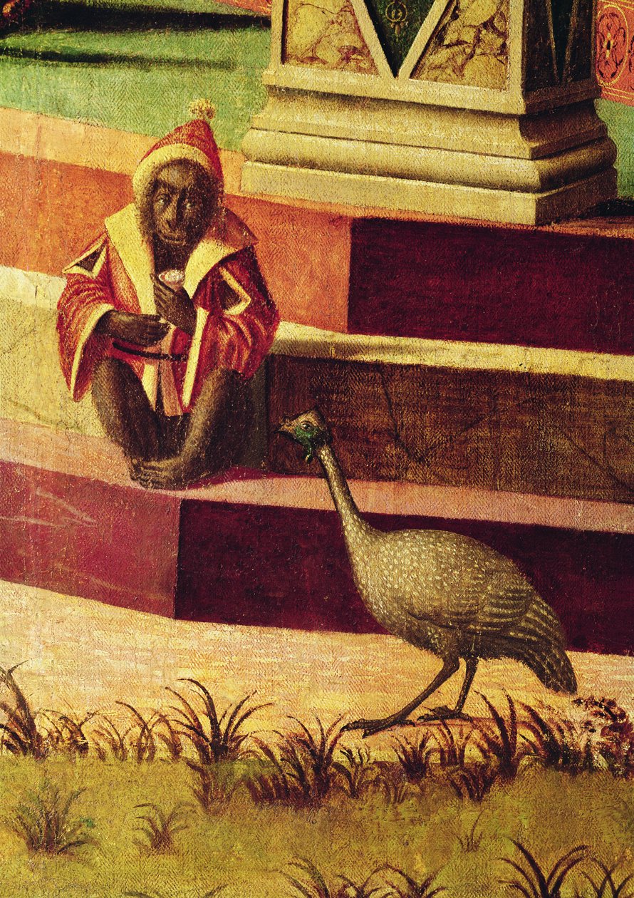 Detail der Rückkehr der englischen Botschafter, aus dem St. Ursula-Zyklus, ca. 1490-96 (Detail) von Vittore Carpaccio
