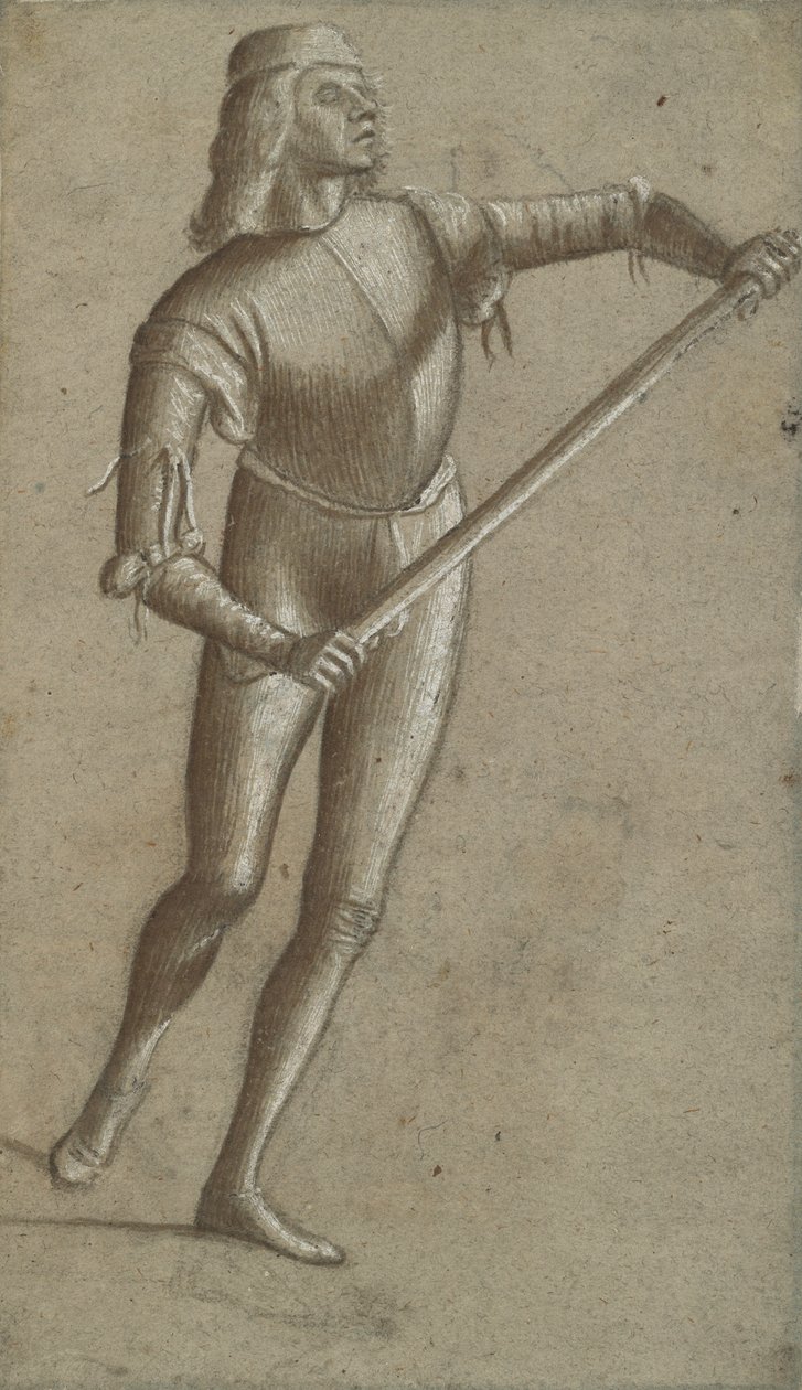 Carpaccio - Ein Gondoliere (recto), um 1514-1520 von Vittore Carpaccio
