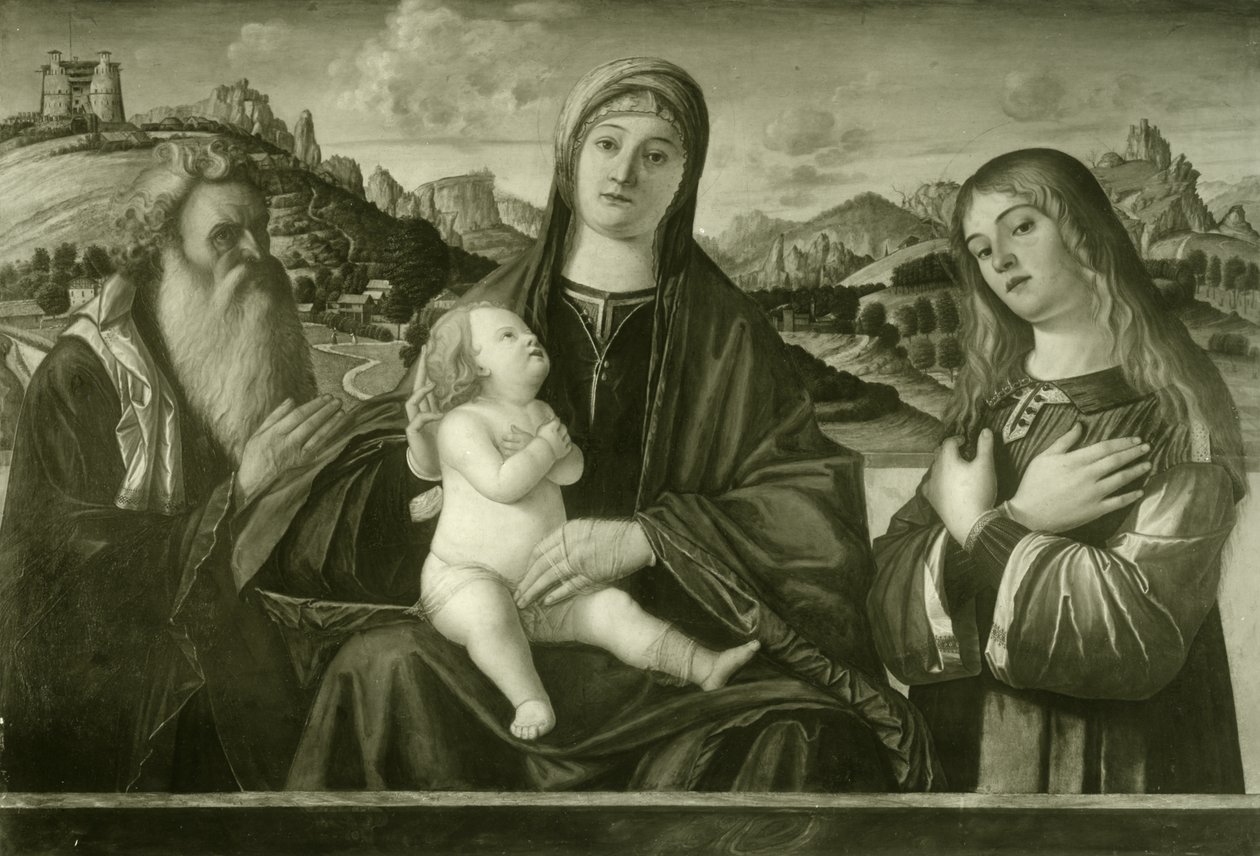 Carpaccio - Maria mit dem Kind und zwei Heiligen, Ident.Nr. 14 von Vittore Carpaccio