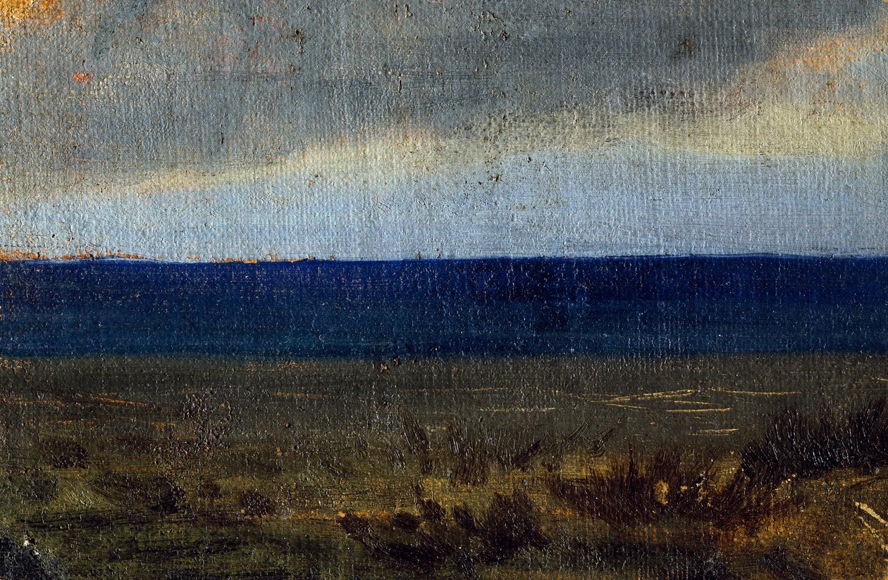 Blauer Himmel über dem Meer von Vittorio Avondo