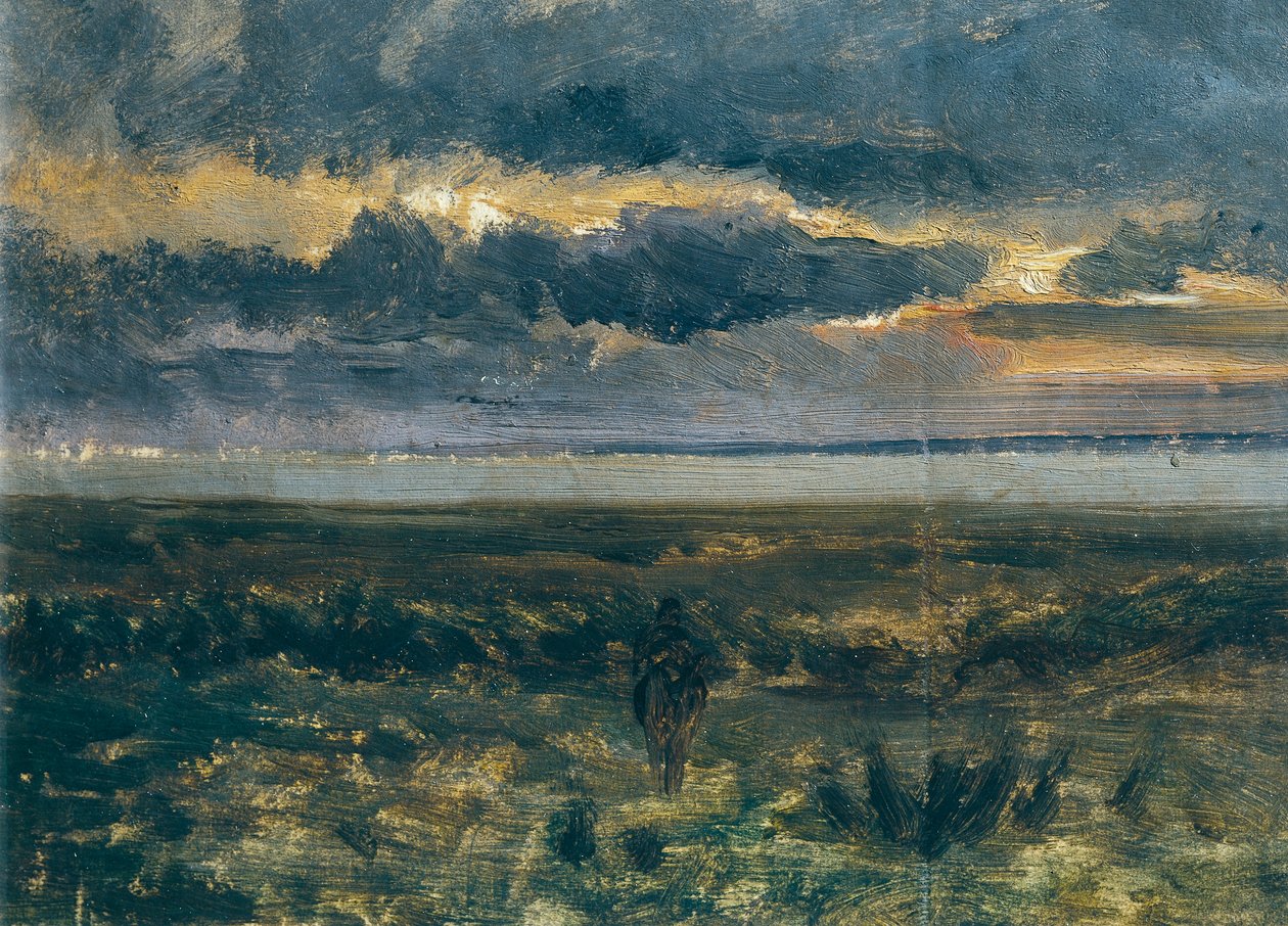 Sonnenuntergang über dem Meer von Vittorio Avondo