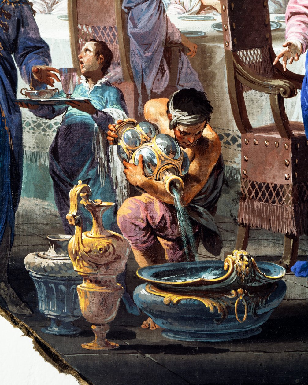 Hochzeit zu Kana (Detail) von Vittorio Maria Bigari
